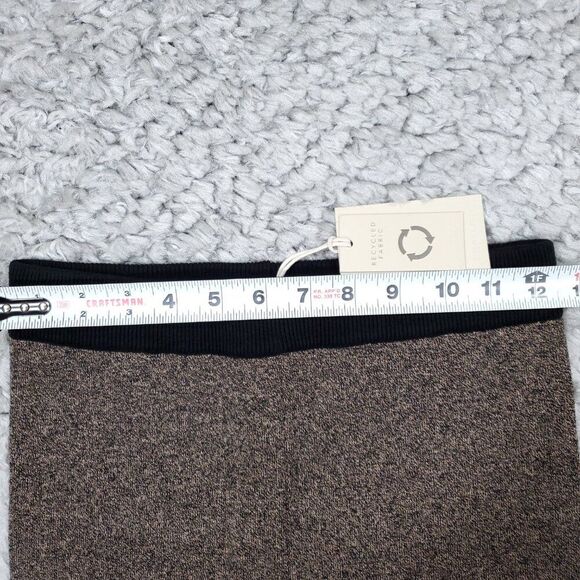 Nude Lucy Women’s Active Knit Shorts Organic Cotton Granite Size XS Brown Black - Picture 6 of 10